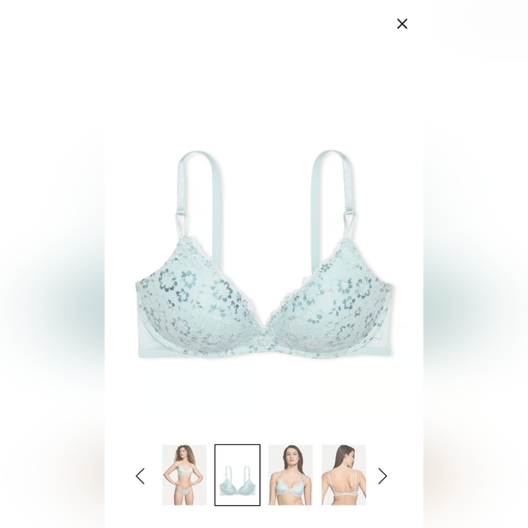 Victoria’s Secret Wireless Lace Push-Up Bra (NWOT) - Picture 2 of 8